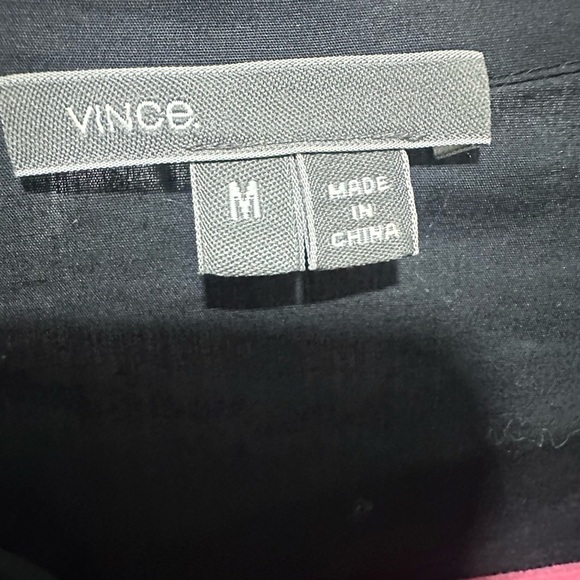 Vince. Women's Roll Sleeve Dress Size Medium Dark Gray EUC - Picture 5 of 5